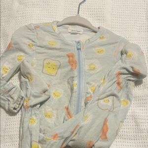 Cute Baby Onesie with Food Print